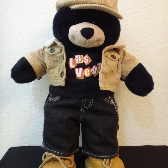 Black Build a Bear Bear - Picture 6 of 8